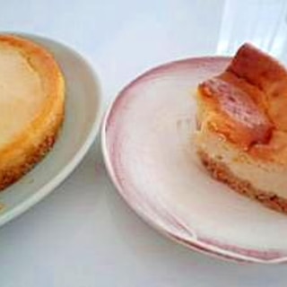 ミキサーで簡単♪　チーズケーキ